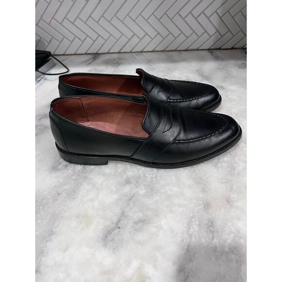Allen Edmonds Randolph Penny Loafers Black Leather Men’s 12 D Dress Shoes USA main image 12